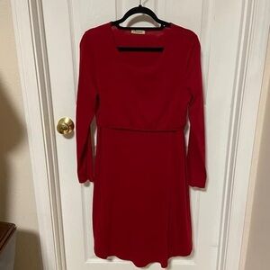 CzzzyL Women’s Long-sleeve Nursing Dress